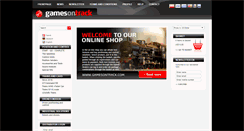 Desktop Screenshot of en.shop.gamesontrack.dk