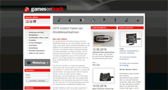 Desktop Screenshot of gamesontrack.de