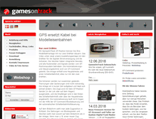 Tablet Screenshot of gamesontrack.de